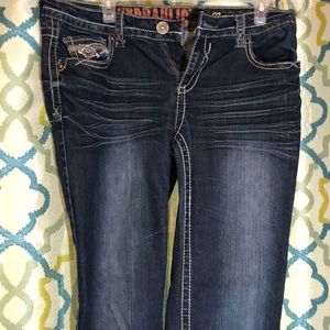 Hydraulic dark blue jeans